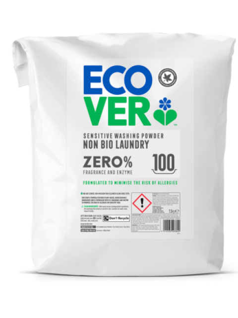 ECOVER ZERO Universal prací prášek pro alergiky, 7,5 kg 