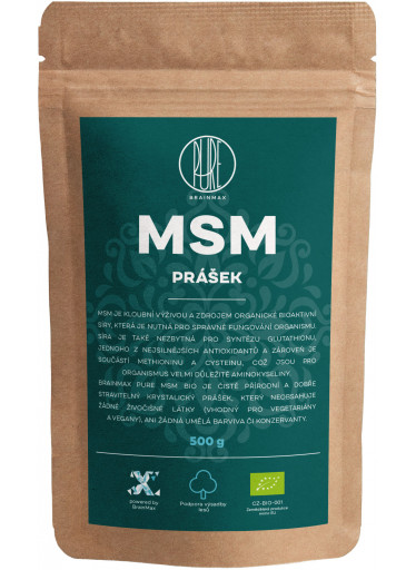 BrainMax Pure MSM BIO prášek, 500 g