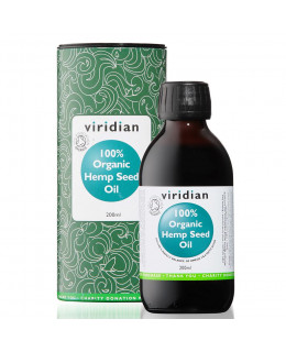 Viridian Hemp Seed Oil Organic, 200 ml