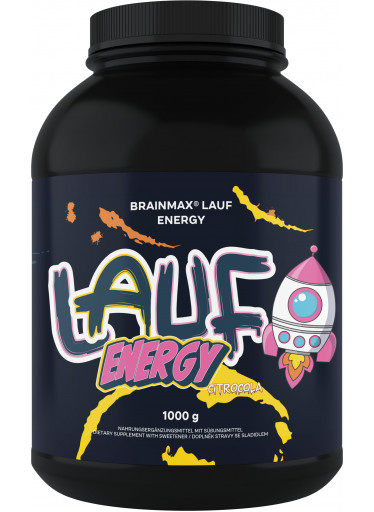 BrainMax LAUF Energy, Citrokola, 1000 g