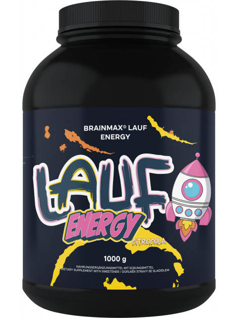 BrainMax LAUF Energy, Citrokola, 1000 g