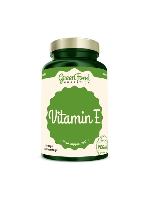 GreenFood Vitamín E 120 kapslí