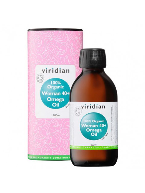 Viridian Woman 40+ Omega Oil Organic, 200 ml