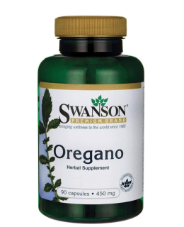 Swanson Oregano, 450 mg, 90 kapslí