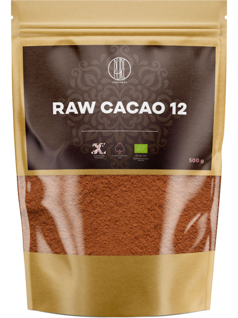 BrainMax Pure Raw Cacao 12, BIO 500 g