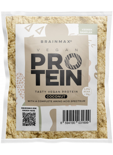 BrainMax Vegan protein, Kokos, 35 g