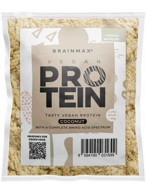 BrainMax Vegan protein, Kokos, 35 g