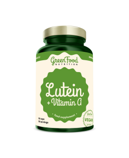 GreenFood Lutein + Vitamin A 90 kapslí