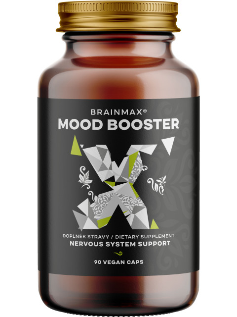 BrainMax MOOD BOOSTER, komplex pro podporu nálady, 90 rostlinných kapslí