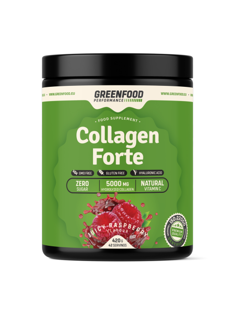 GreenFood Performance Collagen Forte 420g - Malina