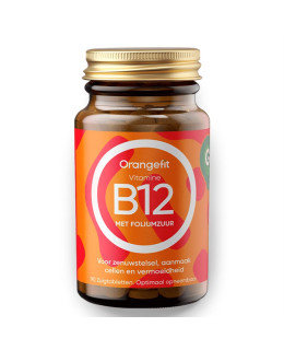 Orangefit Vitamin B12 s Kyselinou listovou, 90 pastilek