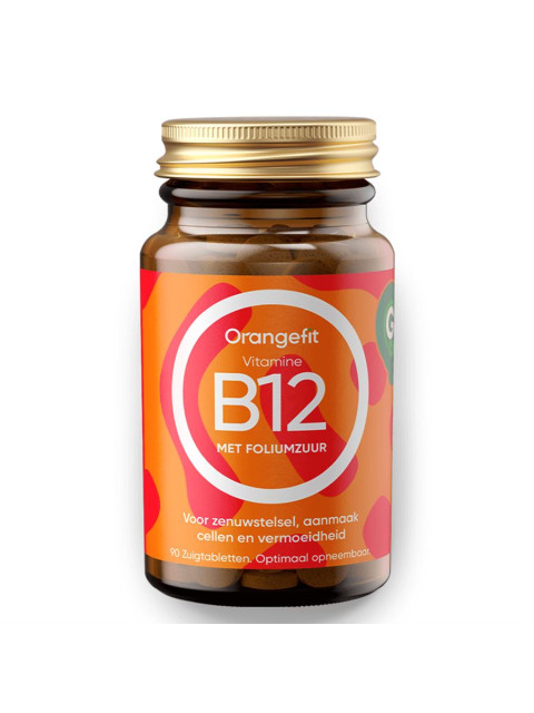 Orangefit Vitamin B12 s Kyselinou listovou, 90 pastilek