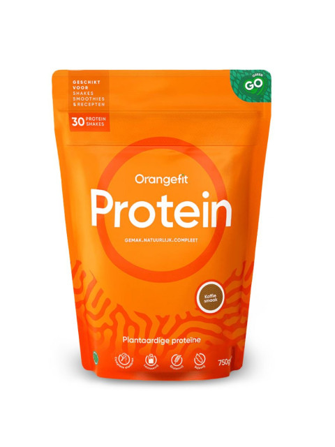 Orangefit Plant Protein, káva, 750 g