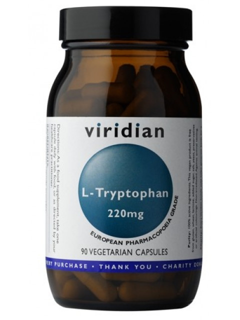 Viridian L-Tryptophan, 220 mg, 90 kapslí