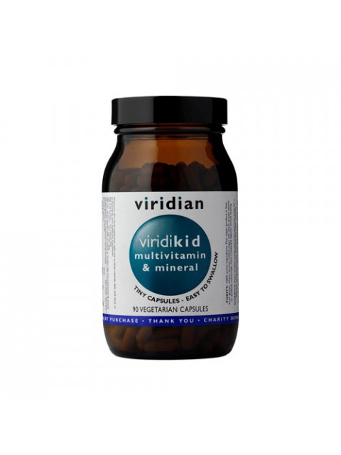 Viridian Viridikid Multivitamin (pro děti), 90 kapslí