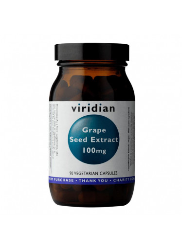 Viridian Grape Seed (Hroznová jadérka), 90 kapslí