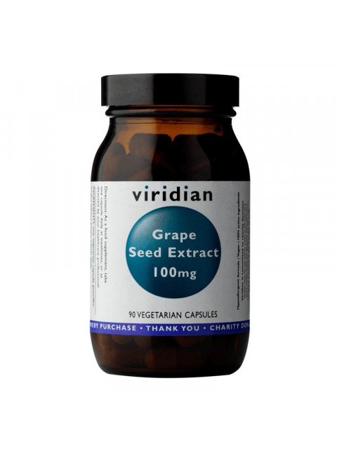 Viridian Grape Seed (Hroznová jadérka), 90 kapslí