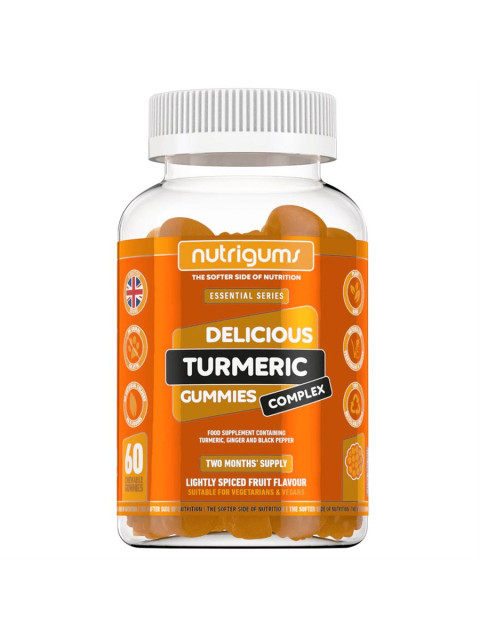 Nutrigums Turmeric Complex, extrakt z kurkumy, 60 želé bonbónů