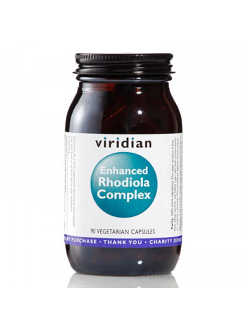 Viridian Enhanced Rhodiola Complex (Komplex Rozchodnice růžové s adaptogeny), 90 kapslí