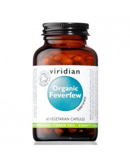 Viridian Feverfew Organic, 60 kapslí