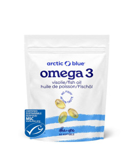 Arctic Blue Omega 3, 280 mg DHA, 120 mg EPA, 60 kapslí