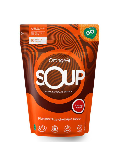 Orangefit Soup, proteinová polévka, tomato, 450 g