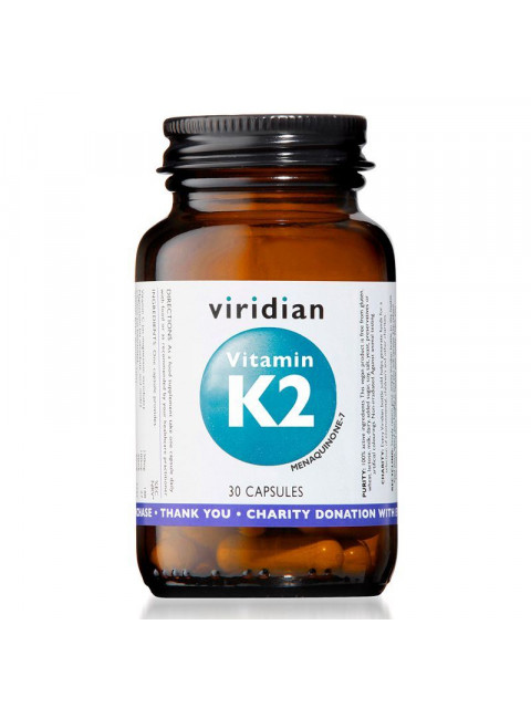 Viridian Vitamin K2, 30 kapslí