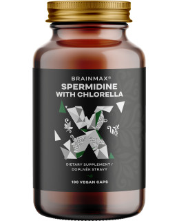 BrainMax Spermidine Chlorella, 100 rostlinných kapslí