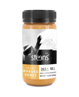 Steens - RAW Manuka Honey (Manukový med) UMF 10+ (263+ MGO), 500 g