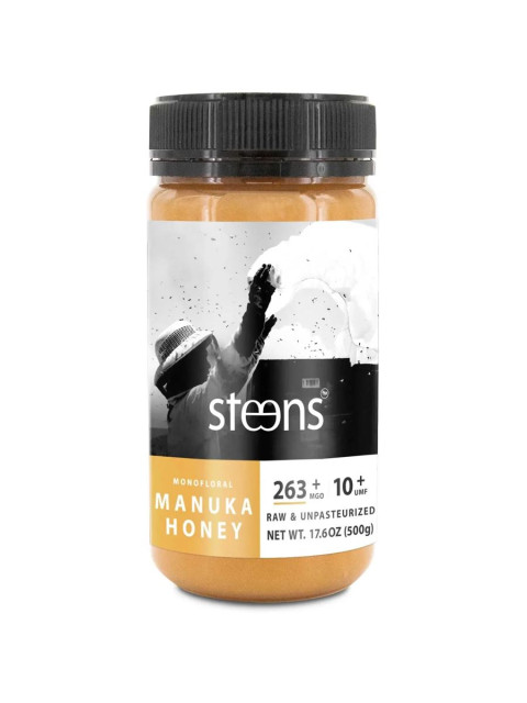 Steens - RAW Manuka Honey (Manukový med) UMF 10+ (263+ MGO), 500 g