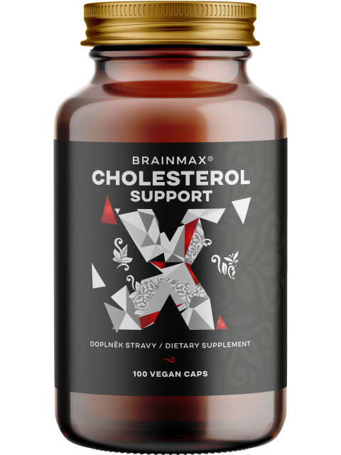 BrainMax Cholesterol Support, Řešení Cholesterolu, 100 rostlinných kapslí