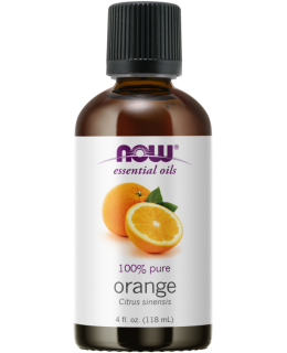 NOW Essential Oil, Orange oil Pure (éterický olej Pomeranč), 118 ml