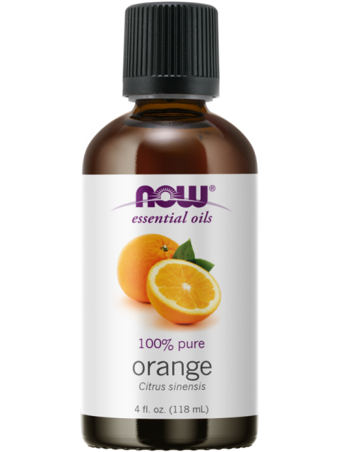 NOW Essential Oil, Orange oil Pure (éterický olej Pomeranč), 118 ml