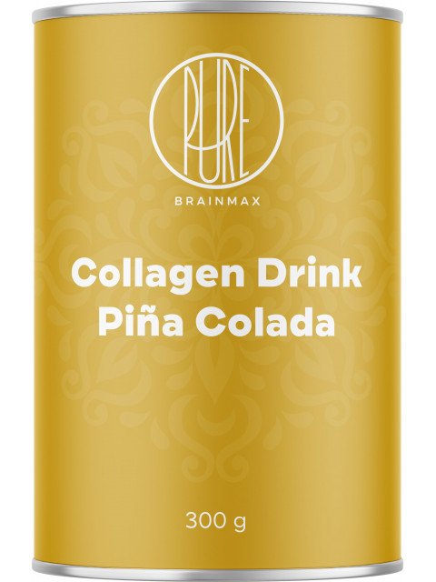 BrainMax Pure Collagen Drink, kolagen nápoj, pina colada, 300 g