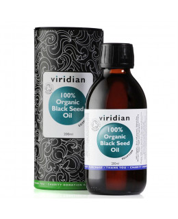 Viridian Black Seed Oil (Bio olej z egyptského černého kmínu) Organic, 200 ml