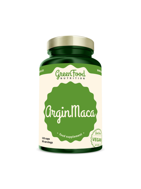 GreenFood ArginMaca 120 kapslí