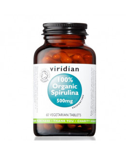 Viridian Spirulina 500mg 60 tablet Organic