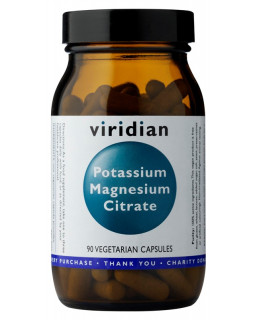 Viridian Potassium Magnesium Citrate (Draslík a hořčík), 90 kapslí