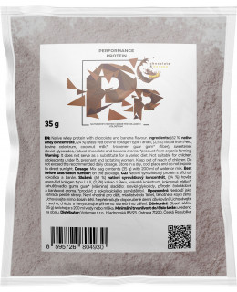 Performance protein, nativní syrovátkový protein, čokoláda a banán, 30 g