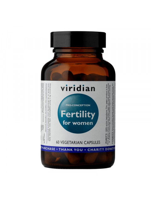 Viridian Fertility for Women (Ženská plodnost), 60 kapslí