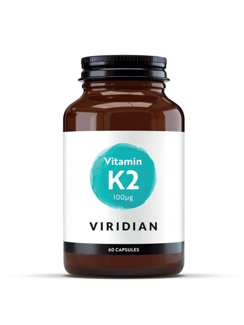 Viridian Nutrition Vitamin K2 100ug 60 kapslí