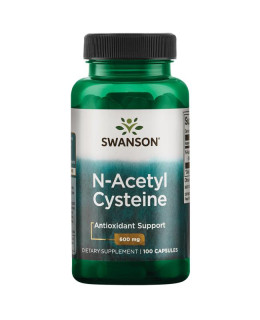 Swanson NAC (N-Acetyl-L-Cystein) 600 mg, 100 kapslí