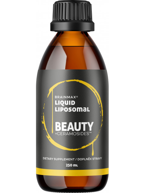 BrainMax Liposomal Beauty, tekutý liposomální komplex pro krásnou pleť, 250 ml