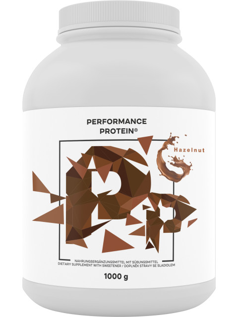 Performance Protein, nativní syrovátkový protein, lískový ořech