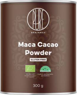 BrainMax Pure Maca Cacao, Kakao s Macou BIO, 300 g