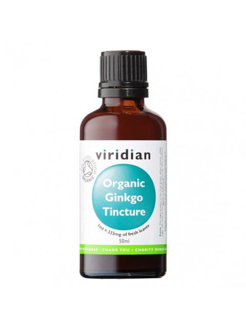 Viridian Ginkgo Biloba Tincture Organic, 50 ml 