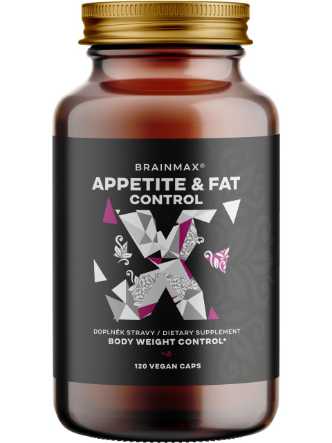 BrainMax Appetite & Fat Control, 120 rostlinných kapslí