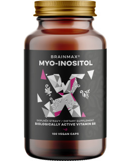 BrainMax Myo-Inositol, 100 rostlinných kapslí