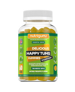 Nutrigums Happy Tums Digestion, podpora trávení, 60 želé bonbónů