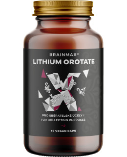 BrainMax Lithium Orotate, 60 rostlinných kapslí